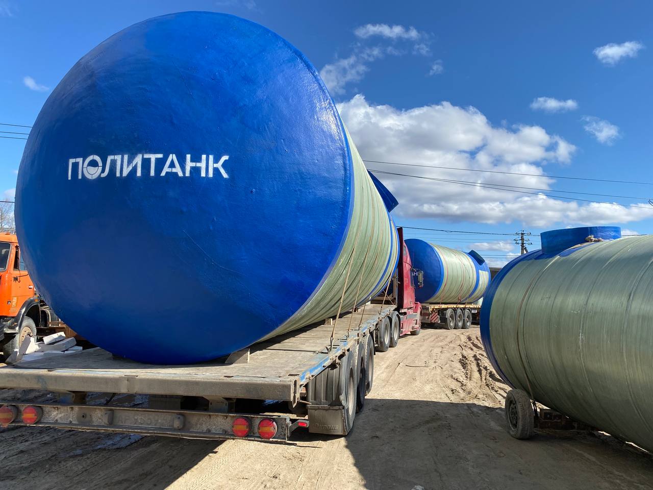 Накопитель канализационных стоков 70 м3