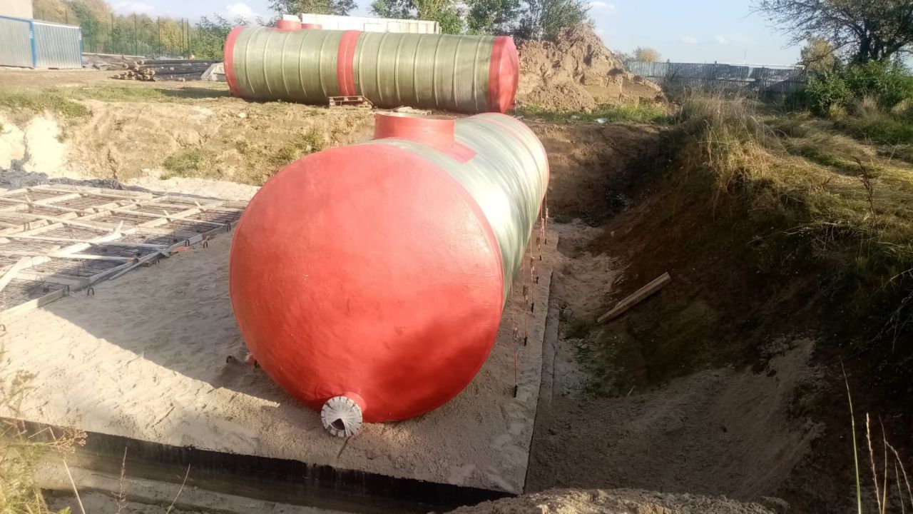 Емкость противопожарного запаса воды 41 м3